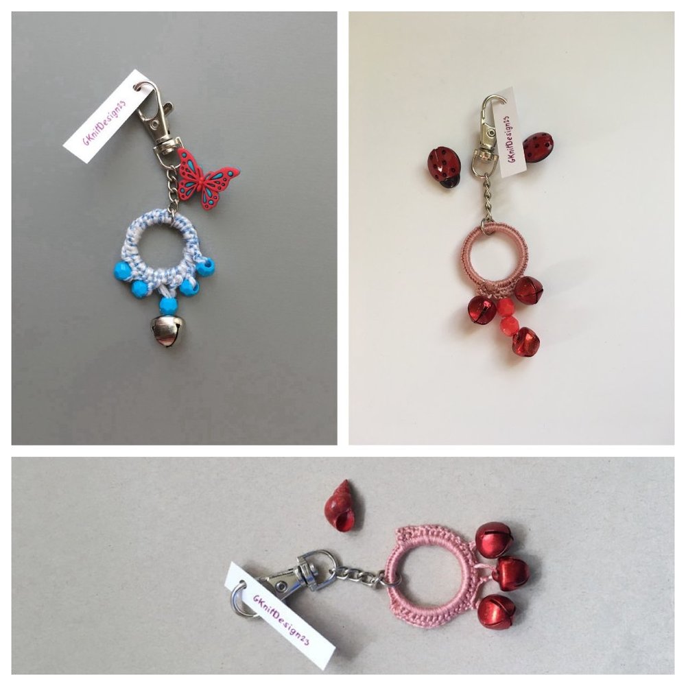 Handmade little charms, Gifts under 10, Keychain charm